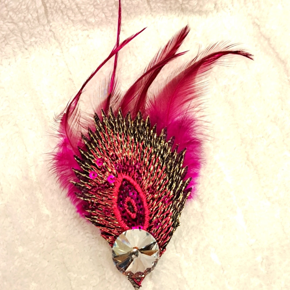 Feather Brooch